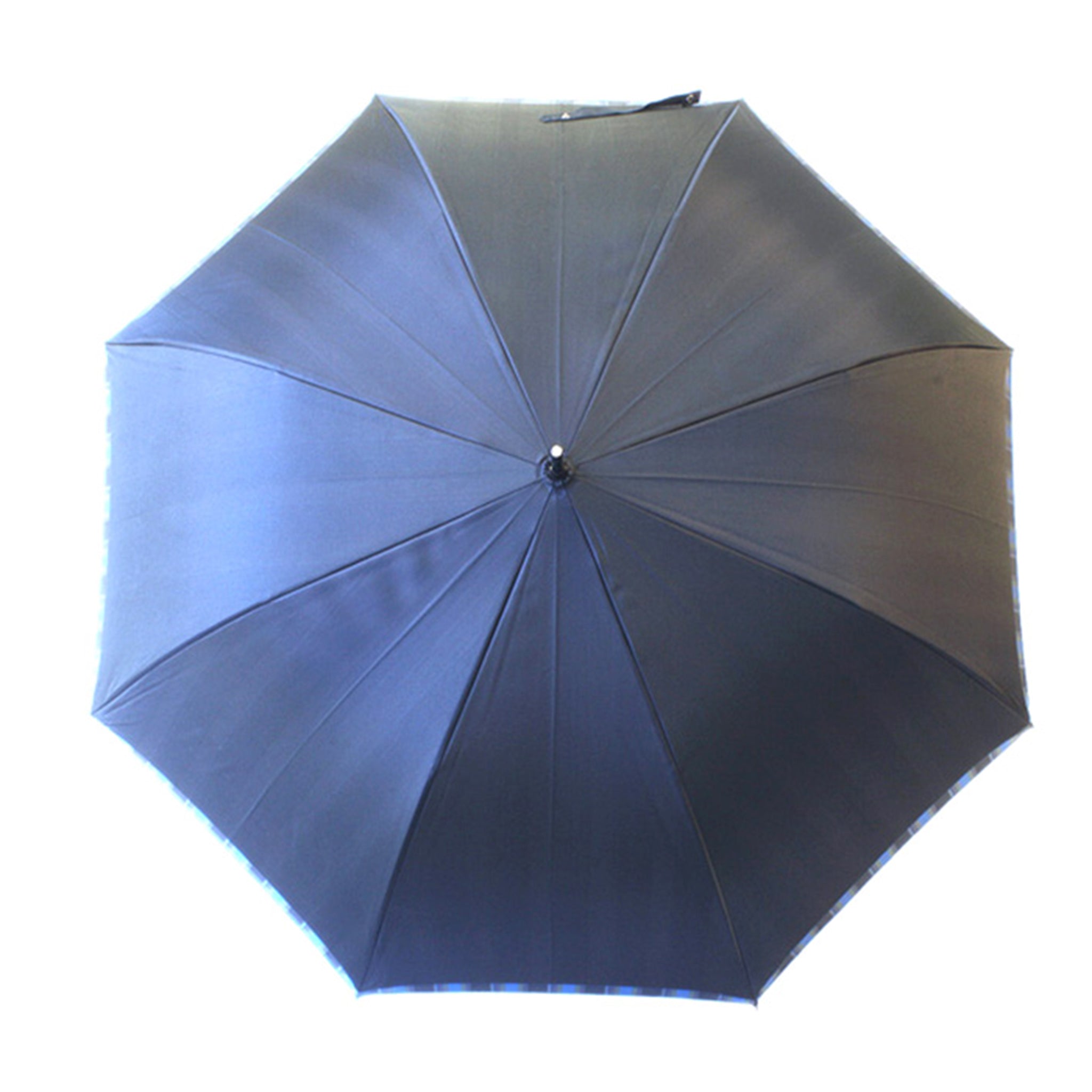 晴雨兼用 メンズ Tie Plain×Stripe DARK NAVY 長傘