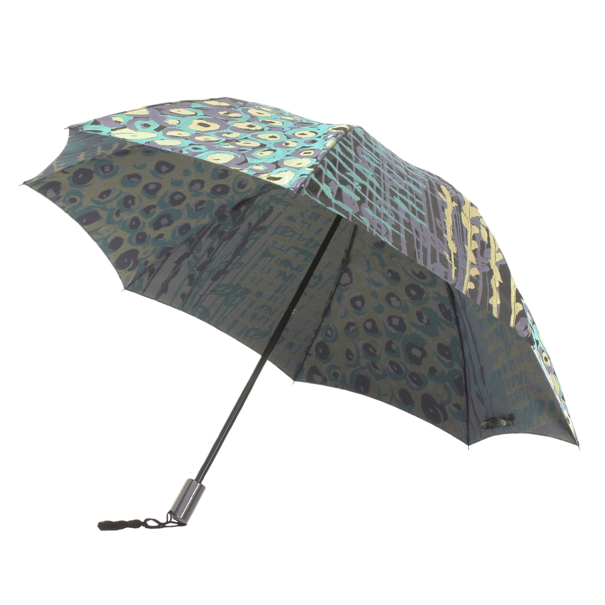 晴雨兼用 レディース Aneqdot ローズ ブラック 折りたたみ傘