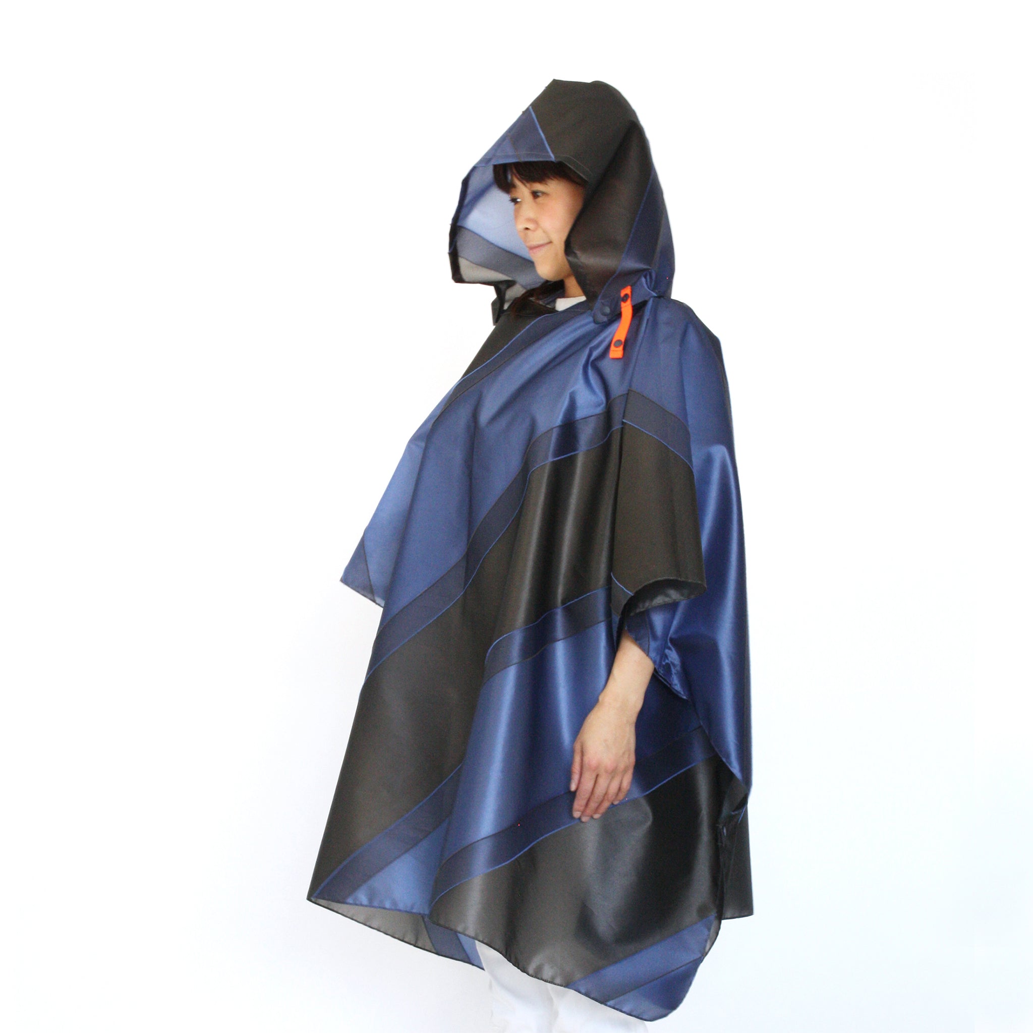 repel. Rain poncho Blue