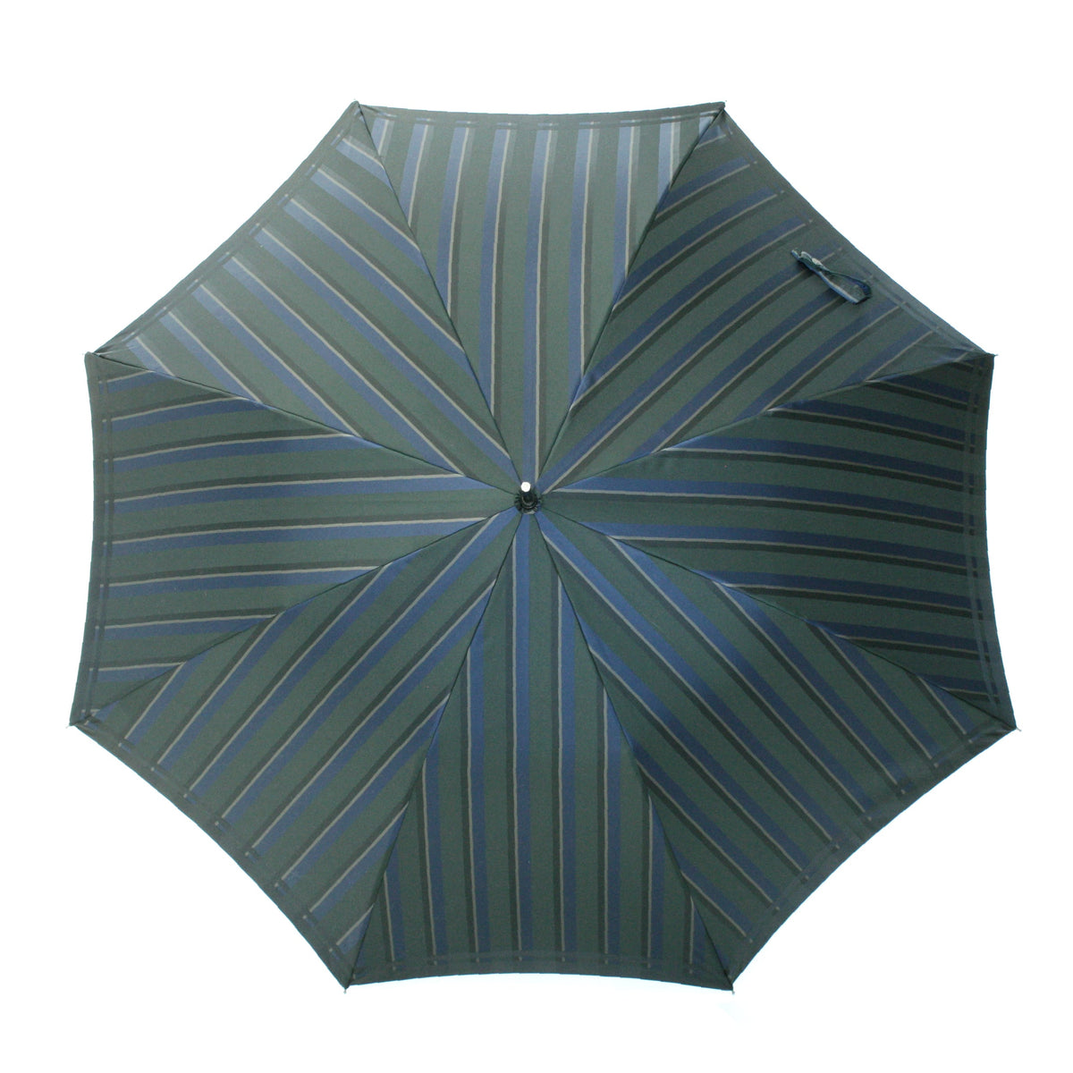 晴雨兼用 メンズ Tie Stripe×Plain GREEN 長傘