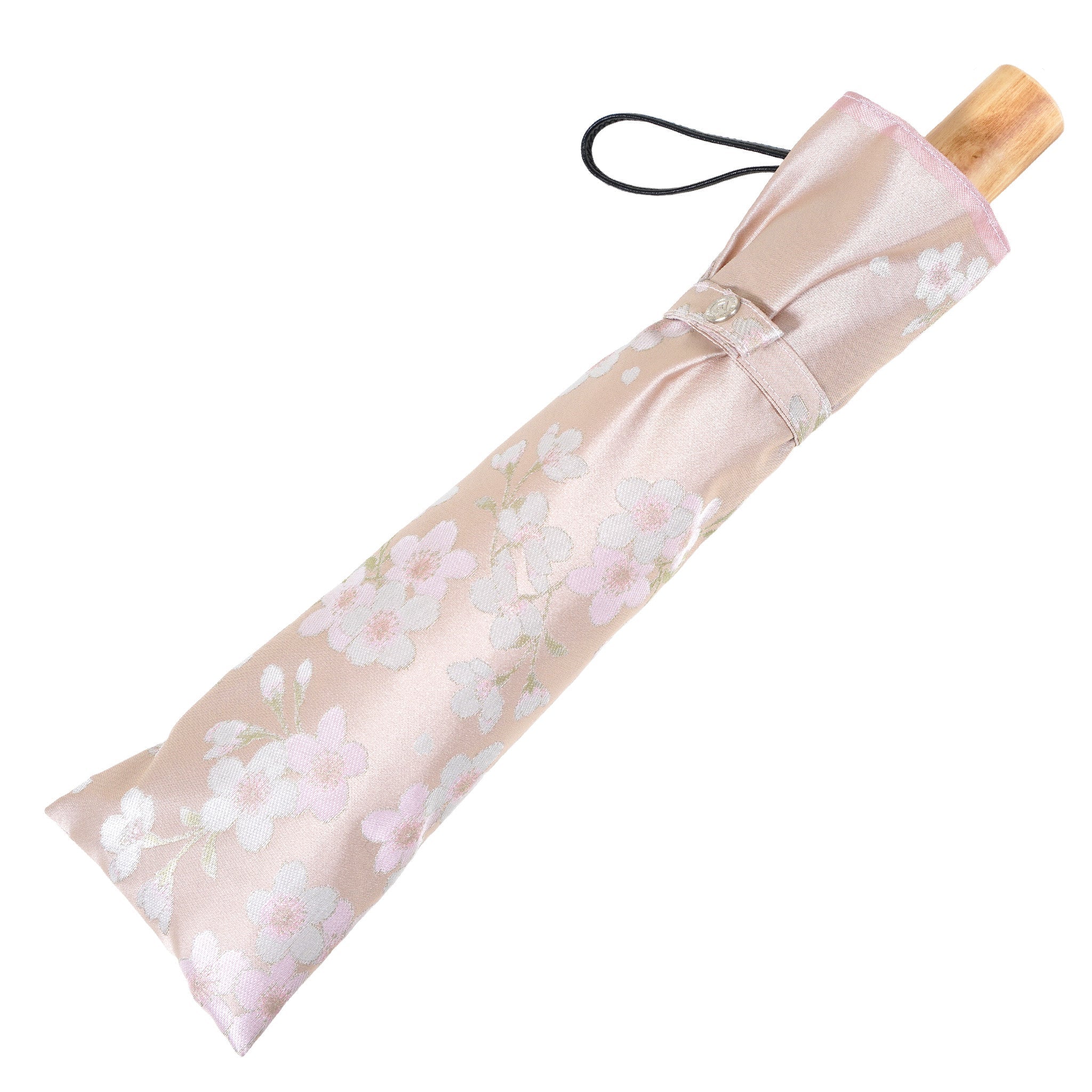晴雨兼用 レディース 絵おり 桜 ピンク 折りたたみ傘
