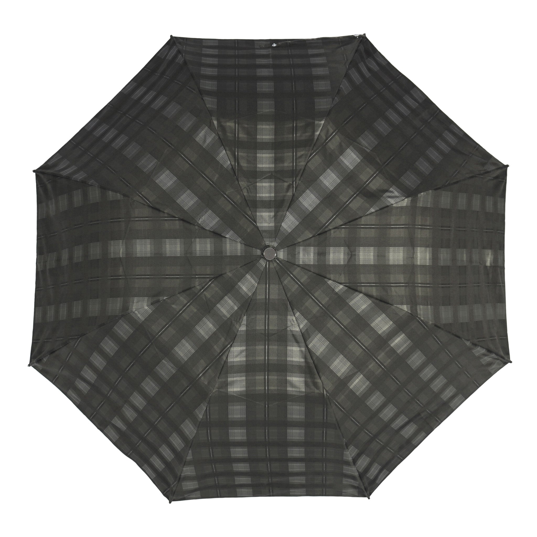 晴雨兼用 メンズ Shade Check グレー 折りたたみ傘