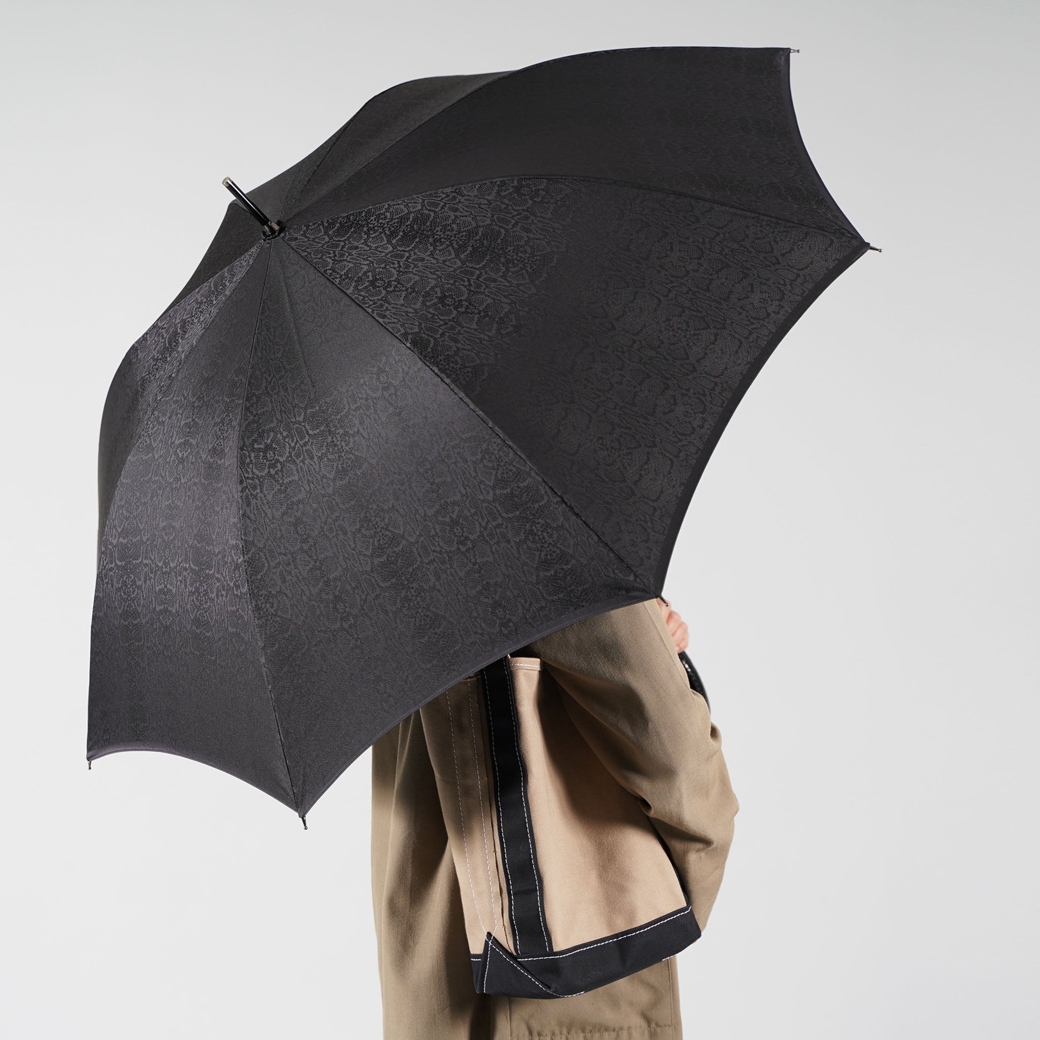 晴雨兼用 メンズ monotone パイソン 長傘 サイズイメージ