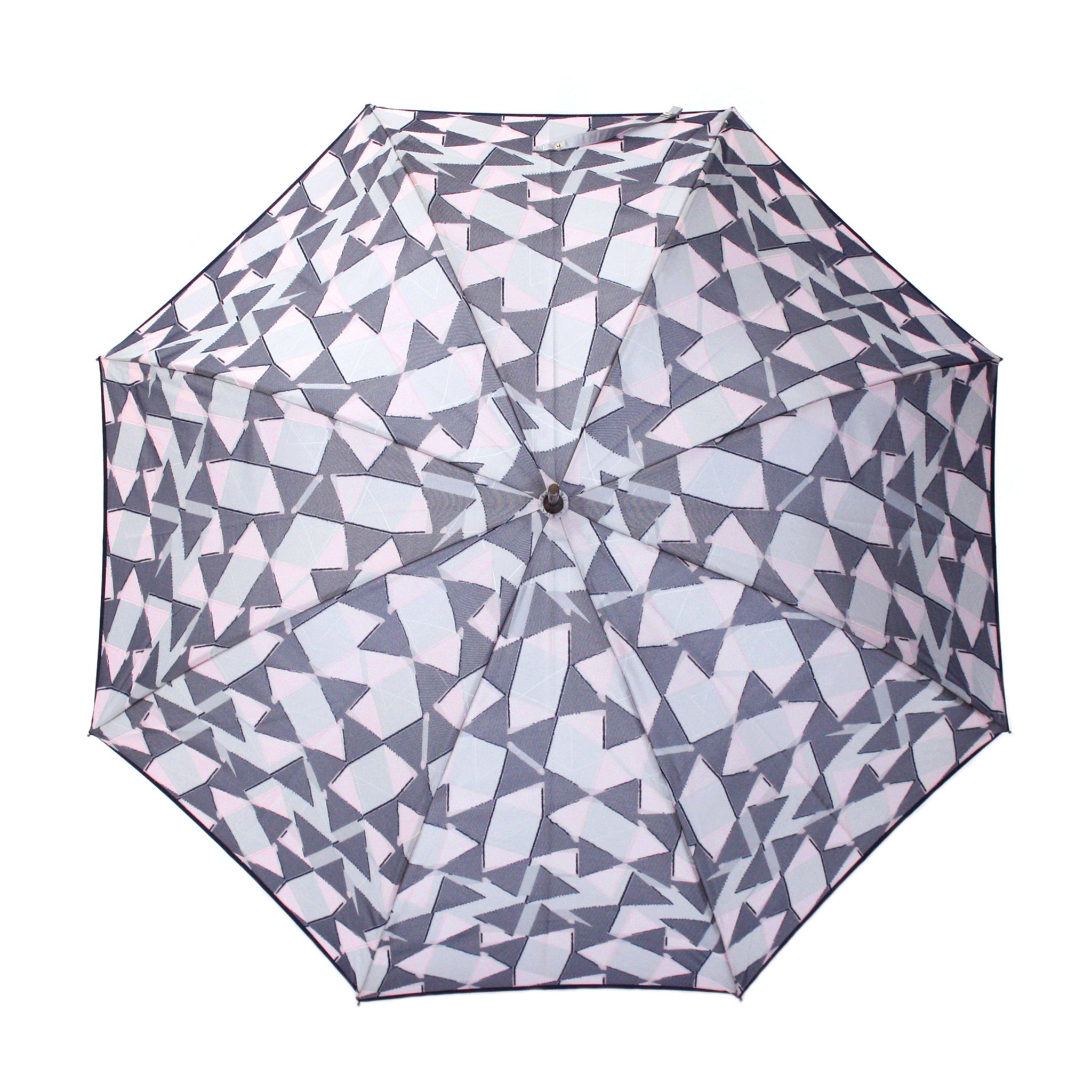 晴雨兼用 レディース fusion RIBBON グレー 長傘