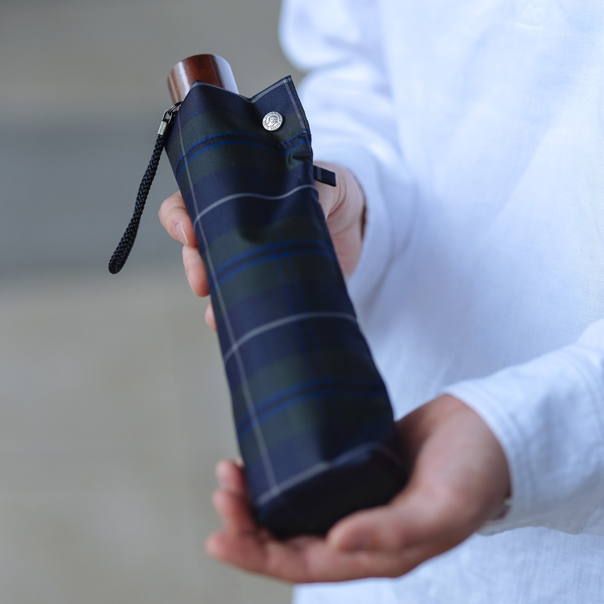 晴雨兼用 メンズ Makita Trad Douglas green 折りたたみ傘 サイズイメージ