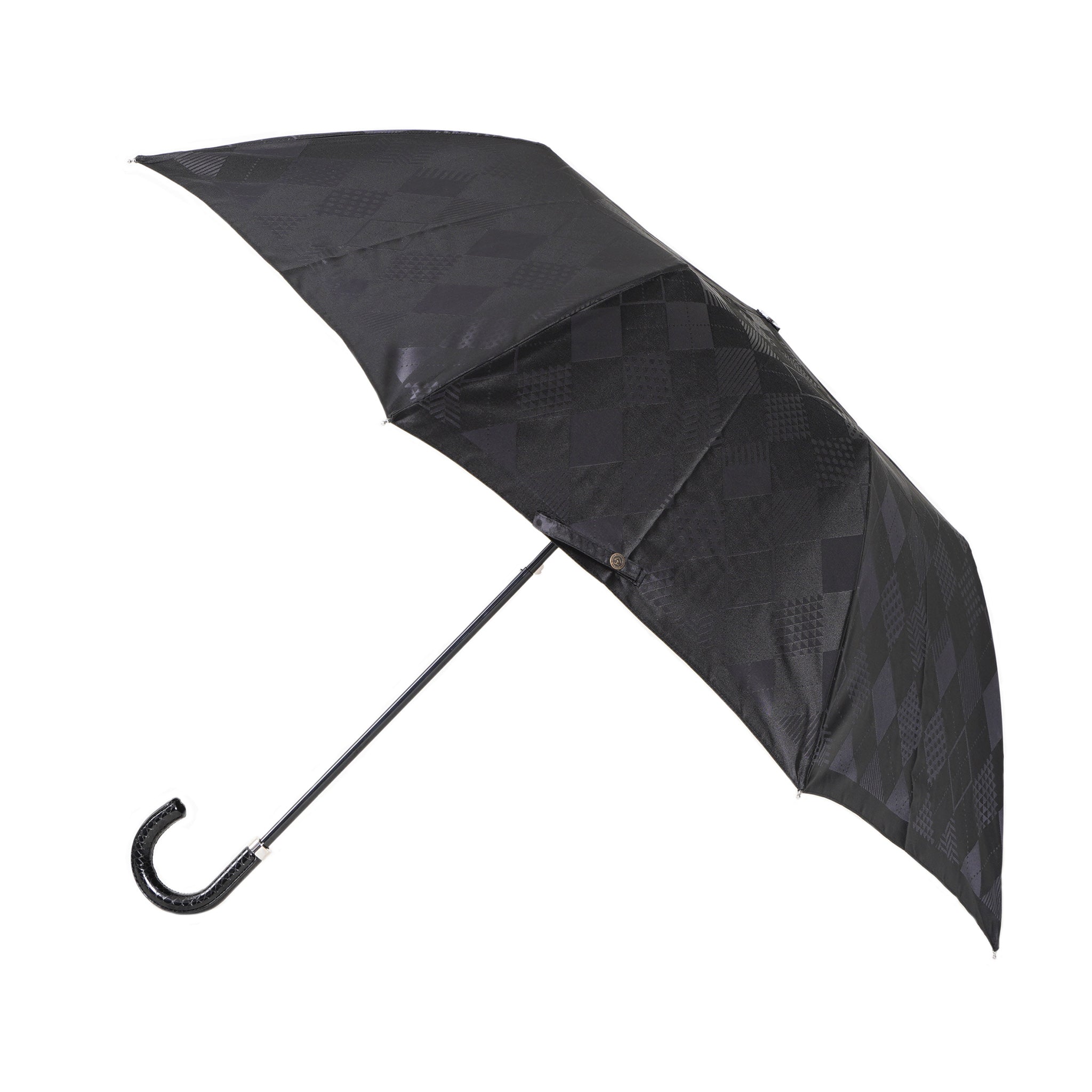 晴雨兼用　メンズ　monotone　アーガイル　折りたたみ傘