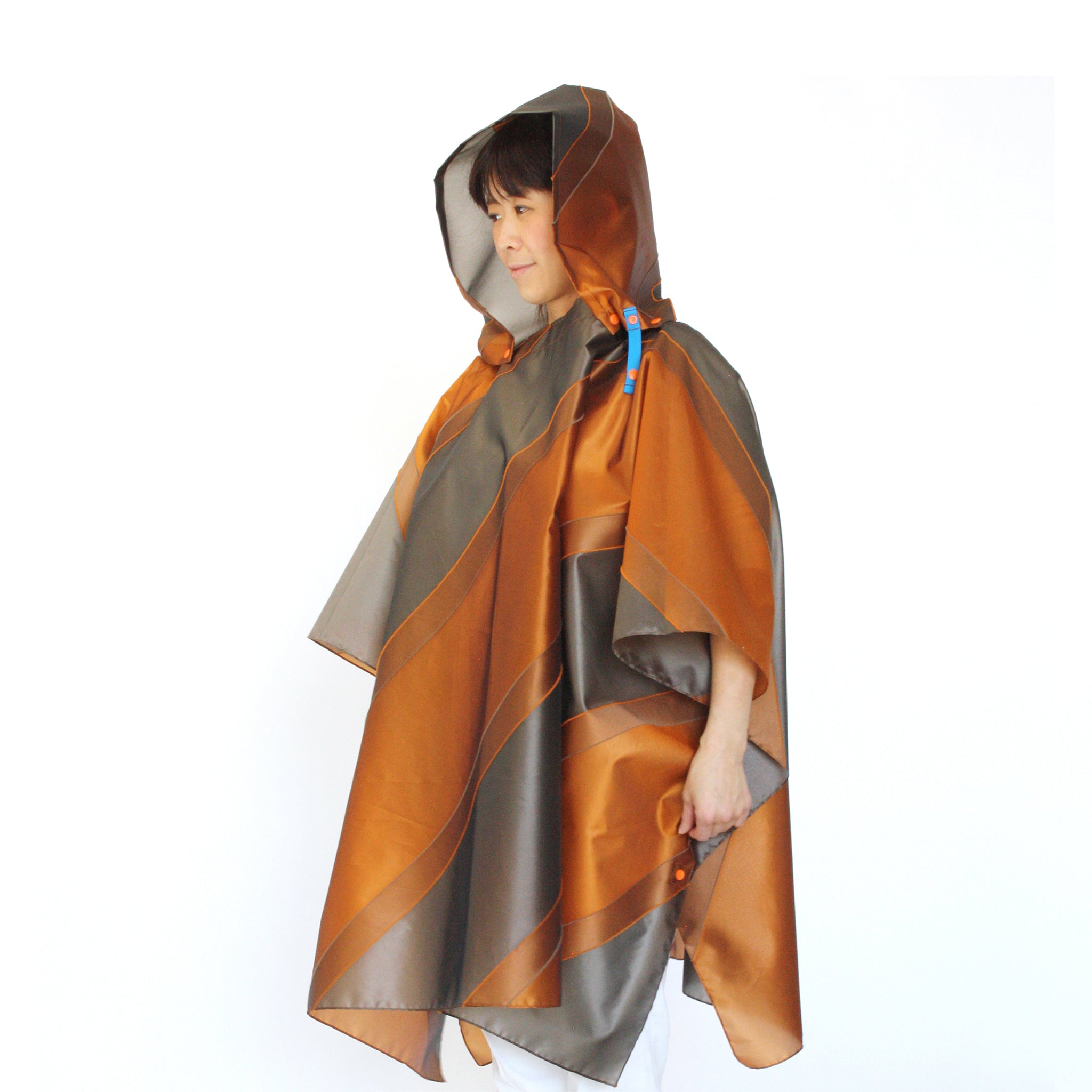 repel.　Rain poncho Orange