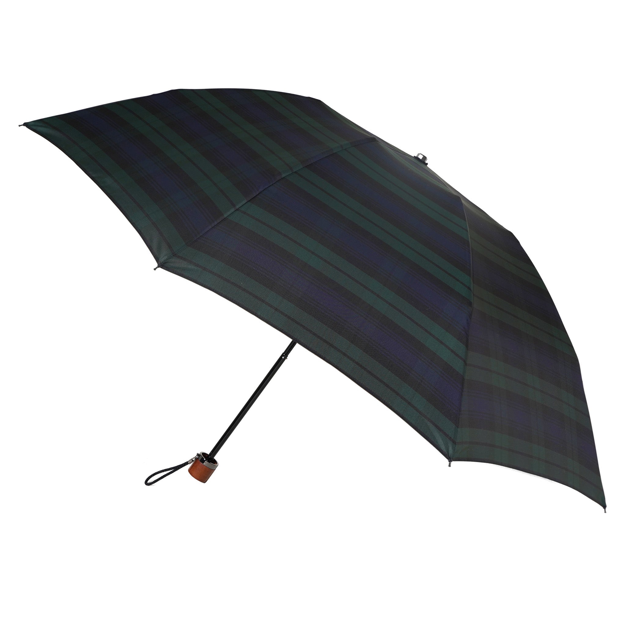 晴雨兼用　メンズ　Makita Trad　Black Wach　折りたたみ傘